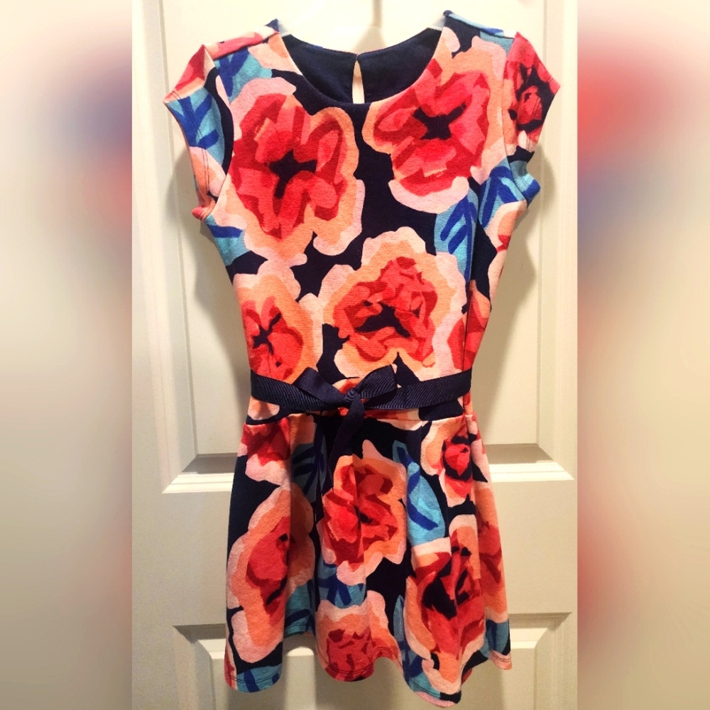 Floral Gymnore dress size 10-12